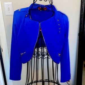 Blue and Gold Michel Women’s Jacket